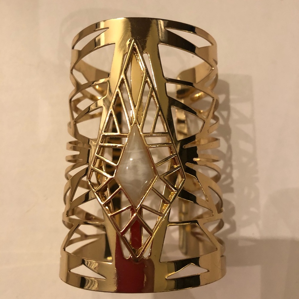 Forever 21 gold color cuff bracelet